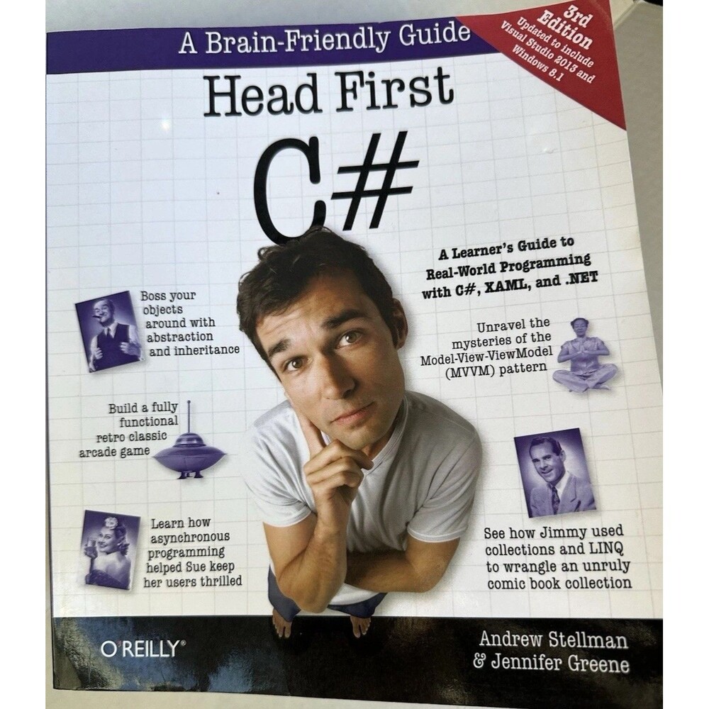 Head First C# 3rd Edition O’Reilly Stellman Greene Programming Book